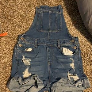 Cute. Short. Overalls.